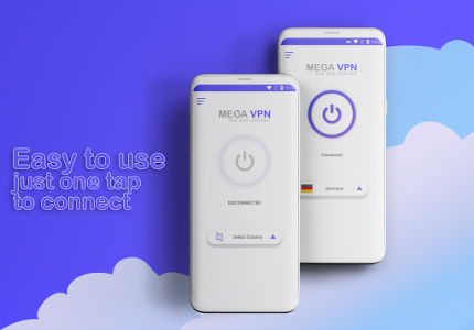 اسکرین شات 5 برنامه Mega VPN - Unlimited Unblock Free Proxy VPN