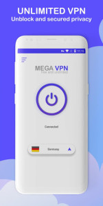 اسکرین شات 3 برنامه Mega VPN - Unlimited Unblock Free Proxy VPN