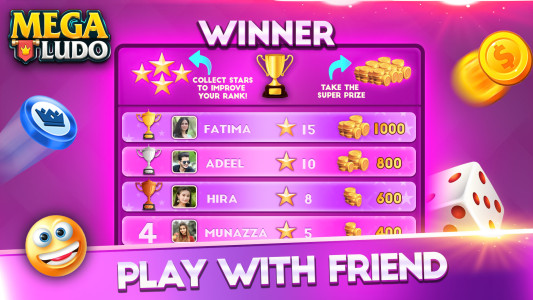 Mega Ludo-Voice Chat Ludo Room — تصویر 7