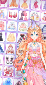 اسکرین شات 3 بازی Anime Princess 2：Dress Up Game