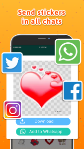اسکرین شات 2 برنامه Personal stickers StickerMaker