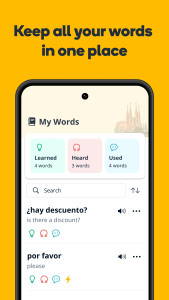 اسکرین شات 5 برنامه Memrise: Languages for life