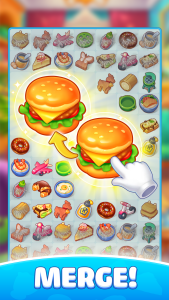 اسکرین شات 2 بازی Diner Story: Merge Cook Decor