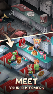 اسکرین شات 2 بازی Merge Inn - Cafe Merge Game