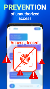 اسکرین شات 5 برنامه App locker: Fingerprint lock