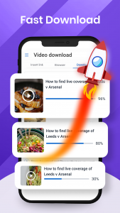 اسکرین شات 3 برنامه Video Downloader app