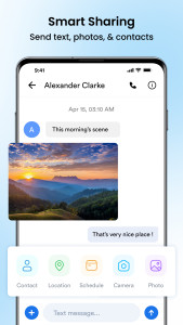 اسکرین شات 3 برنامه Messages: SMS Message Text App