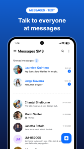 اسکرین شات 1 برنامه Messages