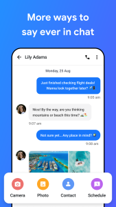اسکرین شات 2 برنامه Messages