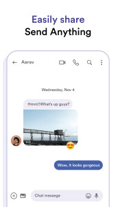 اسکرین شات 4 برنامه Messages: Phone SMS Text App