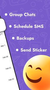 اسکرین شات 4 برنامه Messages - SMS Texting App