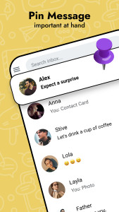 اسکرین شات 3 برنامه Messages - SMS Texting App