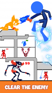 اسکرین شات 2 بازی Stick Hero: Infinity Battle