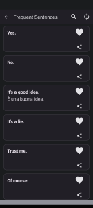 اسکرین شات 2 برنامه Learn Italian