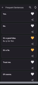 اسکرین شات 2 برنامه Learn Turkish