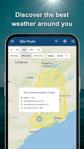 اسکرین شات 4 برنامه meteoblue weather & radar maps