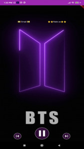 اسکرین شات 1 برنامه آهنگ های BTS بی تی اس
