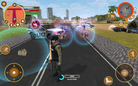 اسکرین شات 2 بازی Miami Crime Police
