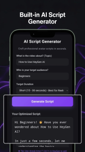 اسکرین شات 3 برنامه Hey : AI Gen App Workflow