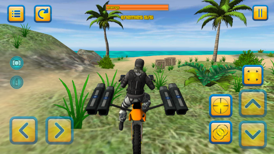 اسکرین شات 6 بازی Motorbike Beach Fighter 3D