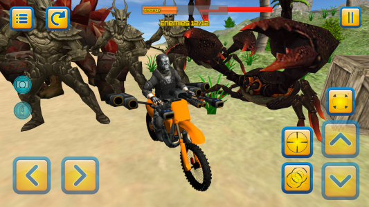 اسکرین شات 3 بازی Motorbike Beach Fighter 3D
