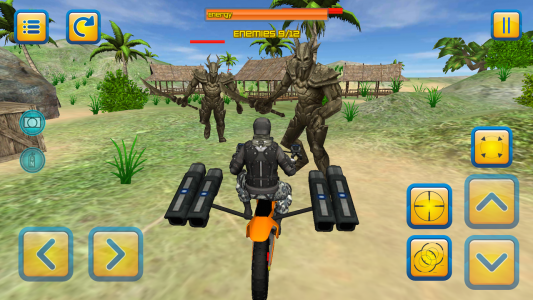 اسکرین شات 2 بازی Motorbike Beach Fighter 3D