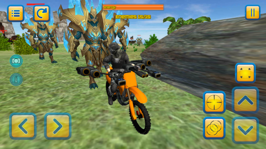 اسکرین شات 5 بازی Motorbike Beach Fighter 3D
