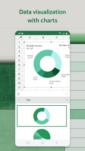 اسکرین شات 4 برنامه Microsoft Excel: Spreadsheets