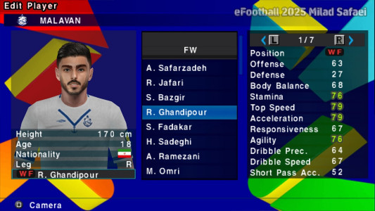 اسکرین شات 21 بازی شبیه ساز efootball 2025 (گزارش فارسی)