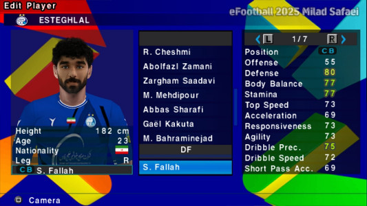 اسکرین شات 18 بازی شبیه ساز efootball 2025 (گزارش فارسی)