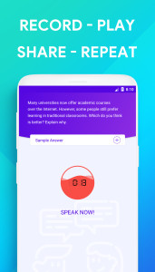 اسکرین شات 4 برنامه Speaking: TOEFL® Speaking