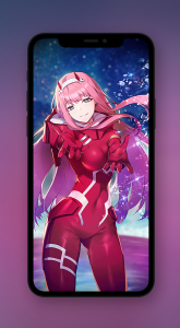 اسکرین شات 2 برنامه Zero Two Anime Wallpaper HD 4K