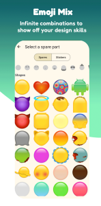 اسکرین شات 4 برنامه Emoji Maker: Emojis & Stickers