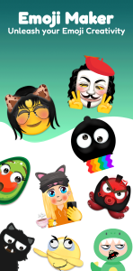 اسکرین شات 1 برنامه Emoji Maker: Emojis & Stickers