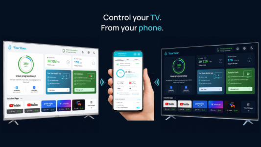 اسکرین شات 8 برنامه YourHour : Screen Time Control