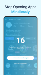 اسکرین شات 4 برنامه YourHour : Screen Time Control