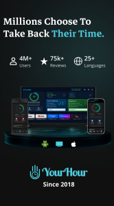 اسکرین شات 2 برنامه YourHour : Screen Time Control