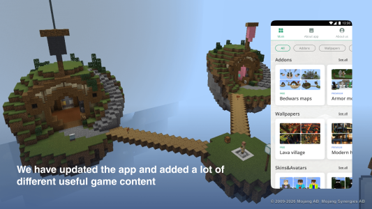 اسکرین شات 1 برنامه bedwars maps for minecraft