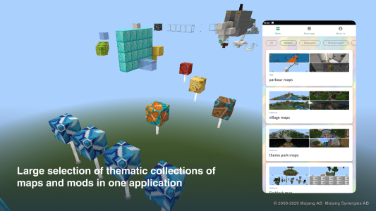 اسکرین شات 2 برنامه parkour maps for minecraft pe