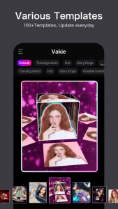 اسکرین شات 1 برنامه Vakie: Video Maker with Effect