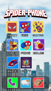 اسکرین شات 1 بازی Super Spider Hero Phone