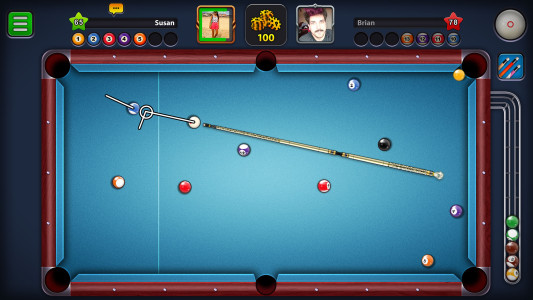 اسکرین شات 1 بازی 8 ball pool - بیلیارد انلاین