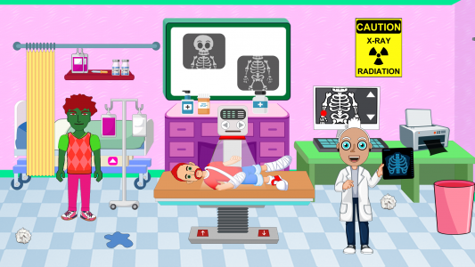 اسکرین شات 5 بازی Pretend Play in Hospital Life