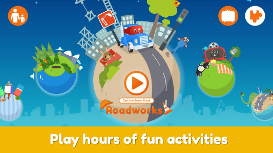 اسکرین شات 1 بازی Car City World: Montessori Fun