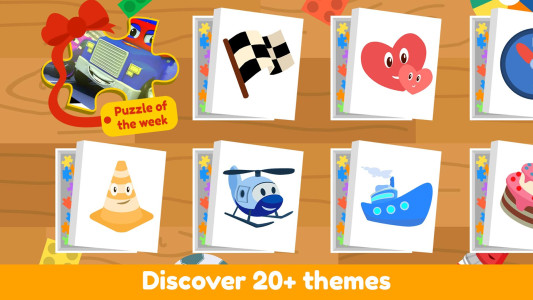 اسکرین شات 2 بازی Car City Puzzle Games - Brain