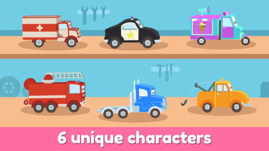 اسکرین شات 2 بازی Car City Heroes: Rescue Trucks
