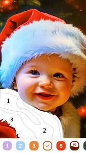اسکرین شات 4 بازی Christmas Color -Painting Book