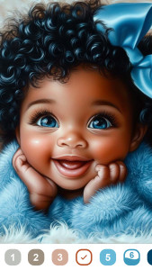 اسکرین شات 1 بازی Black Color：Paint by Numbers