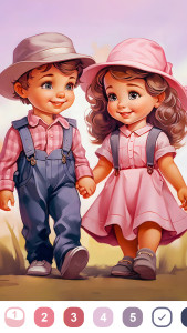 اسکرین شات 1 بازی Love Color - Paint By Number