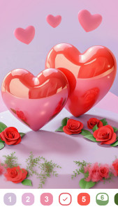 اسکرین شات 5 بازی Love Color - Paint By Number